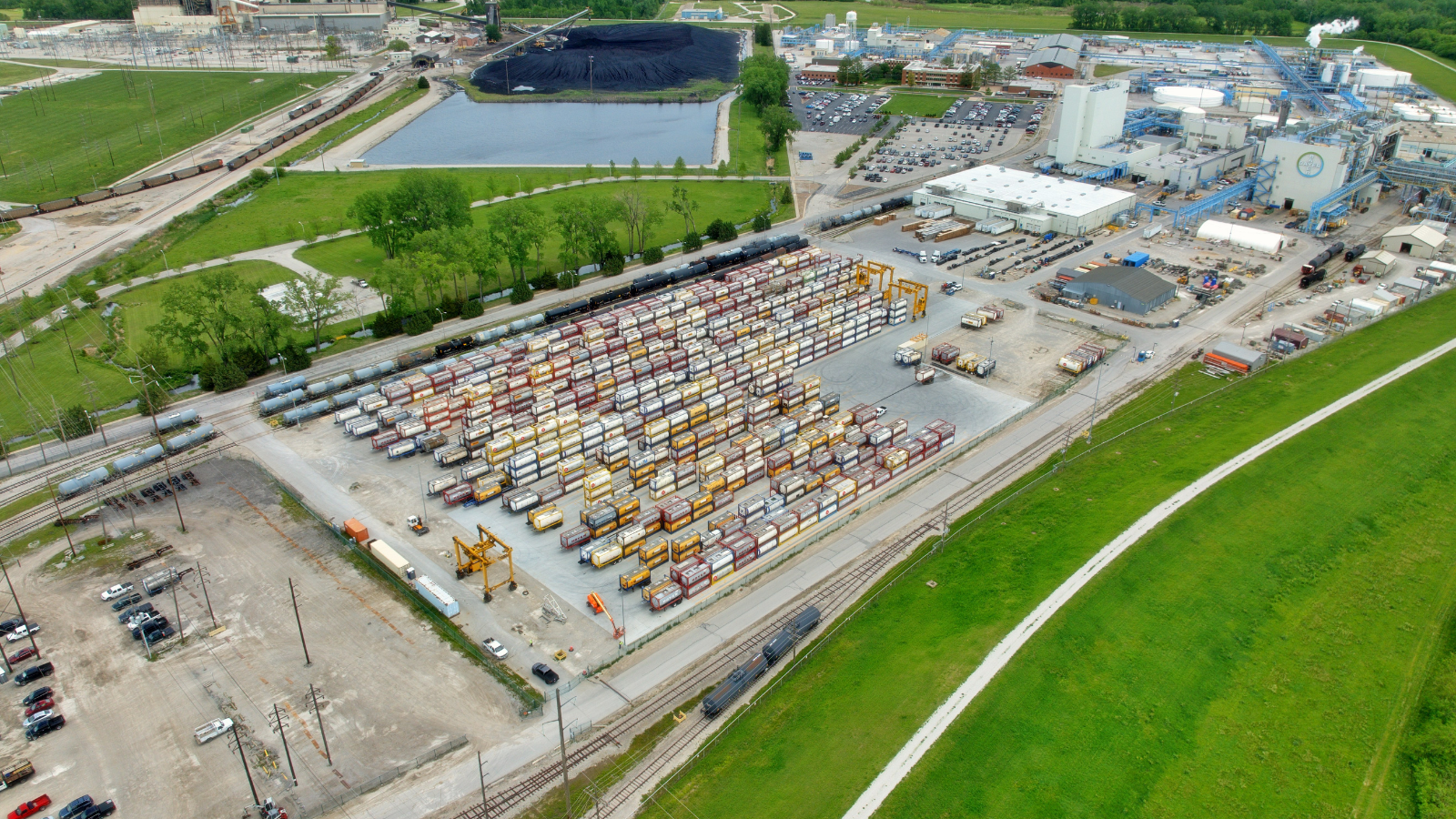 Container Lot Pavement